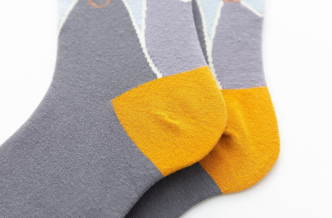 Miss June’s | Set 3 pair socks|Creative | Colorful | Cool | Patterned | Designed | Unisex | Gift Idea | Art | Stylish | Comfort | Women