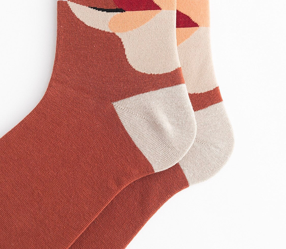Miss June’s | Set 3 pairs cotton socks|Creative | Colorful | Cool | Patterned | Designed | Unisex | Gift Idea | Casual | Comfort | Women