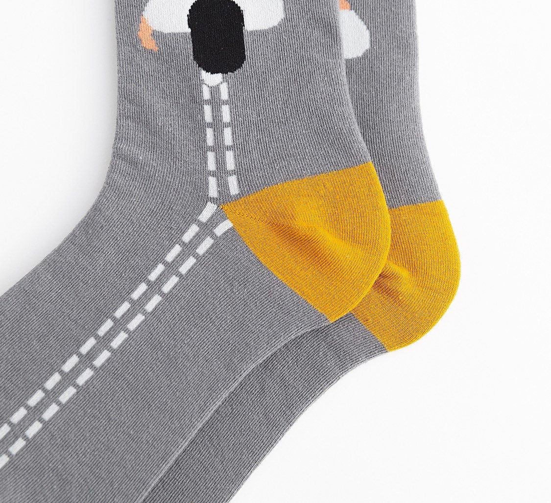 Miss June’s | Set 3 pair cotton socks|Creative | Colorful | Cool | Patterned | Designed | Unisex | Gift Idea | Art | Comfort | Women