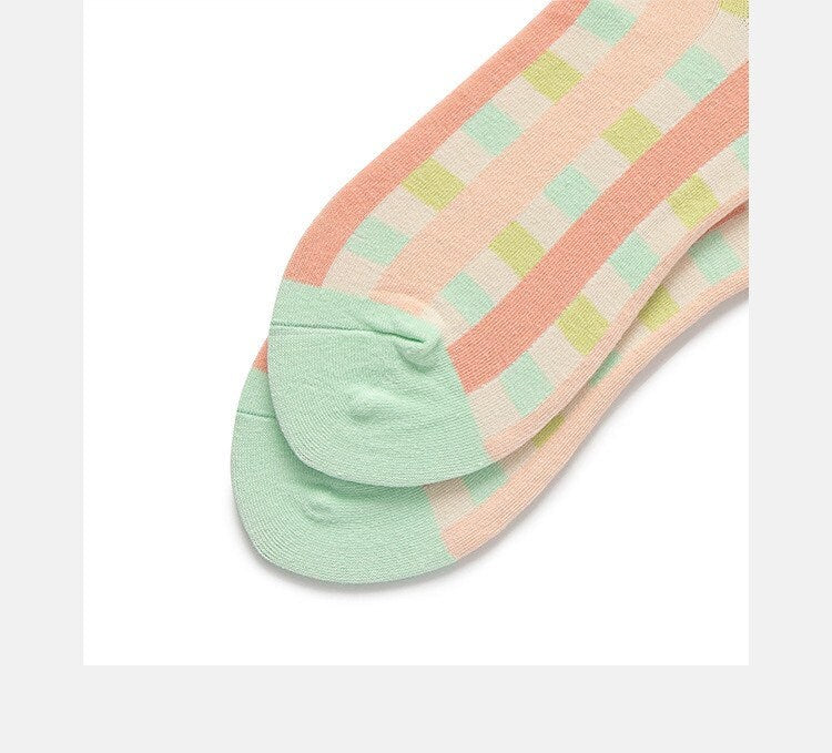 Miss June’s, Women’s Cotton socks ,Cute socks,Colorful socks, Cool socks, Plaid socks, Patterned socks, Women’s socks