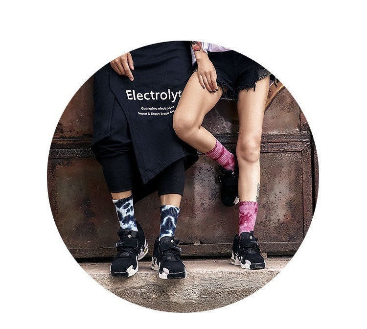 Miss June’s | Dye socks|Creative | Colorful | Cool | Patterned | Designed | Unisex | Gift Idea | Casual | Stylish | Comfortable|Women| Men