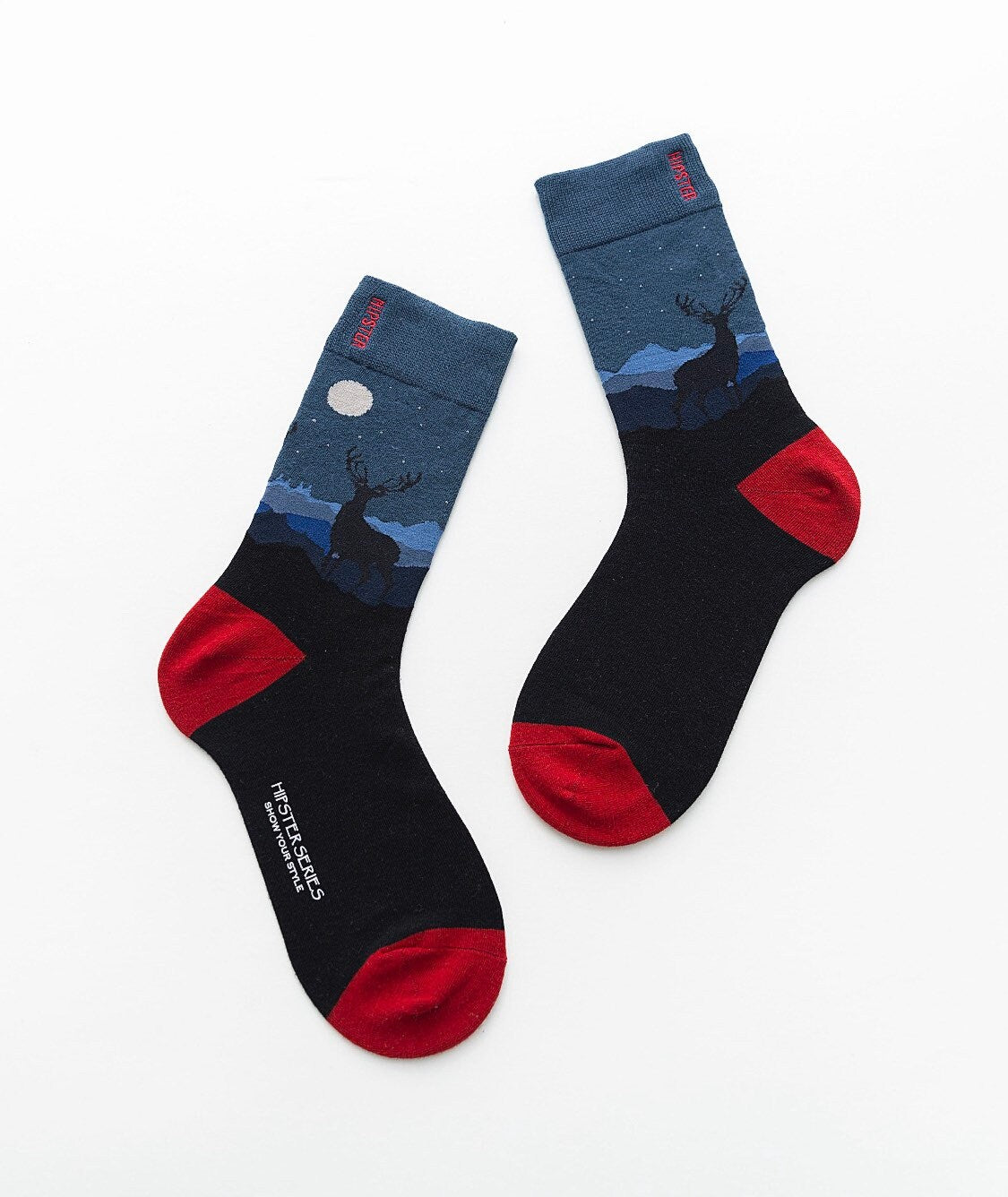 Miss June’s | Set 3 pairs cotton socks|Creative | Colorful | Cool | Patterned | Designed | Unisex | Gift Idea | Art | Comfortable| Men