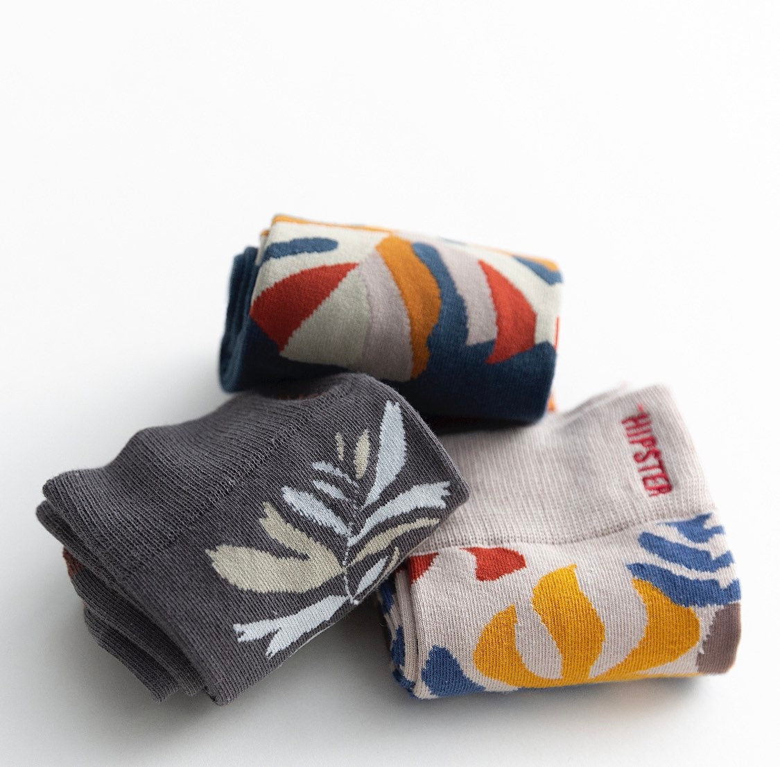Miss June’s | Set 3 pairs cotton socks|Creative | Colorful | Cool | Patterned | Designed | Unisex | Gift Idea | Art | Comfortable|Men|