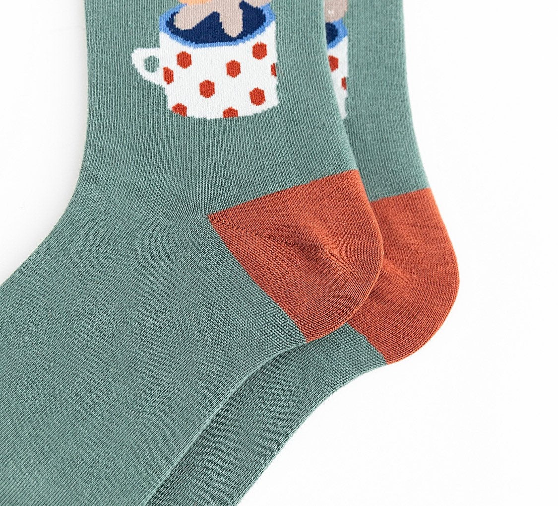Miss June’s | Set 3 pairs cotton socks|Creative | Colorful | Cool | Patterned | Designed | Unisex | Gift Idea | Art | Comfort | Women|