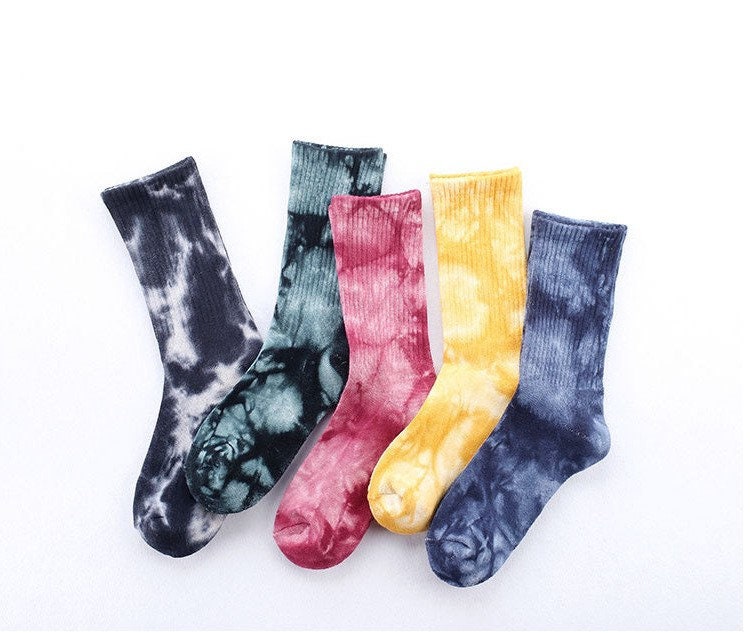 Miss June’s | Dye socks|Creative | Colorful | Cool | Patterned | Designed | Unisex | Gift Idea | Casual | Stylish | Comfortable|Women| Men