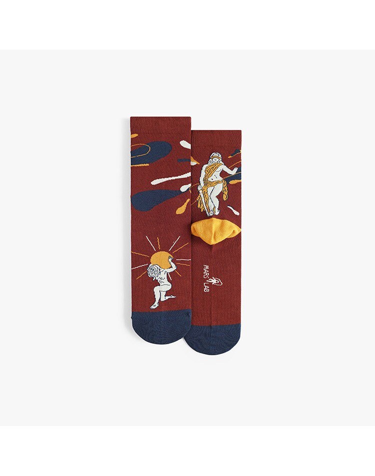 Miss June’s|1 Pair cotton designer socks| Creative| Colorful | Cool | Patterned | Geometric socks| Unisex socks | Casual |Art
