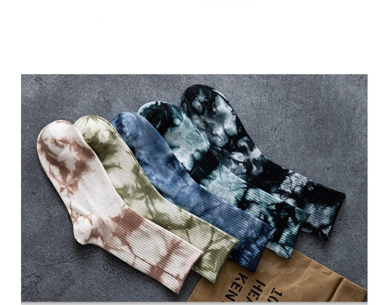Miss June’s | Dye socks|Creative | Colorful | Cool | Patterned | Designed | Unisex | Gift Idea | Casual | Stylish | Comfortable|Women| Men