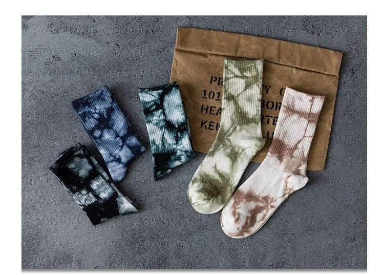 Miss June’s | Dye socks|Creative | Colorful | Cool | Patterned | Designed | Unisex | Gift Idea | Casual | Stylish | Comfortable|Women| Men