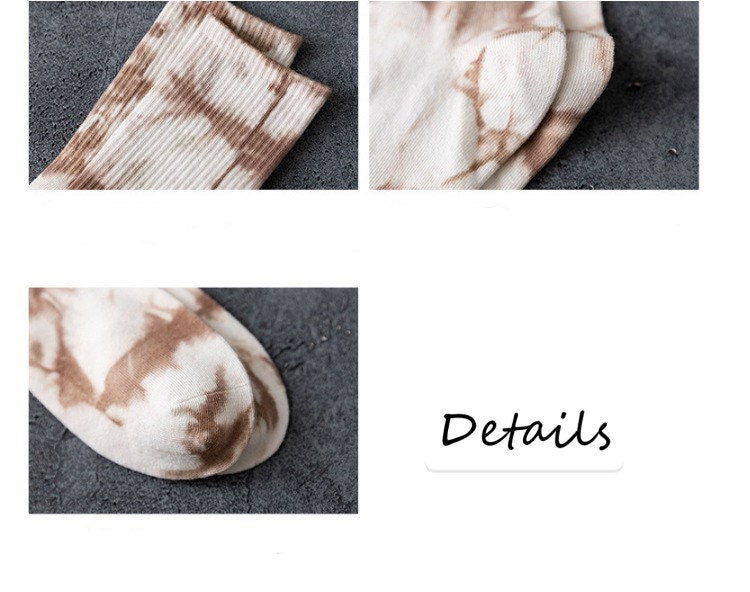 Miss June’s | Dye socks|Creative | Colorful | Cool | Patterned | Designed | Unisex | Gift Idea | Casual | Stylish | Comfortable|Women| Men