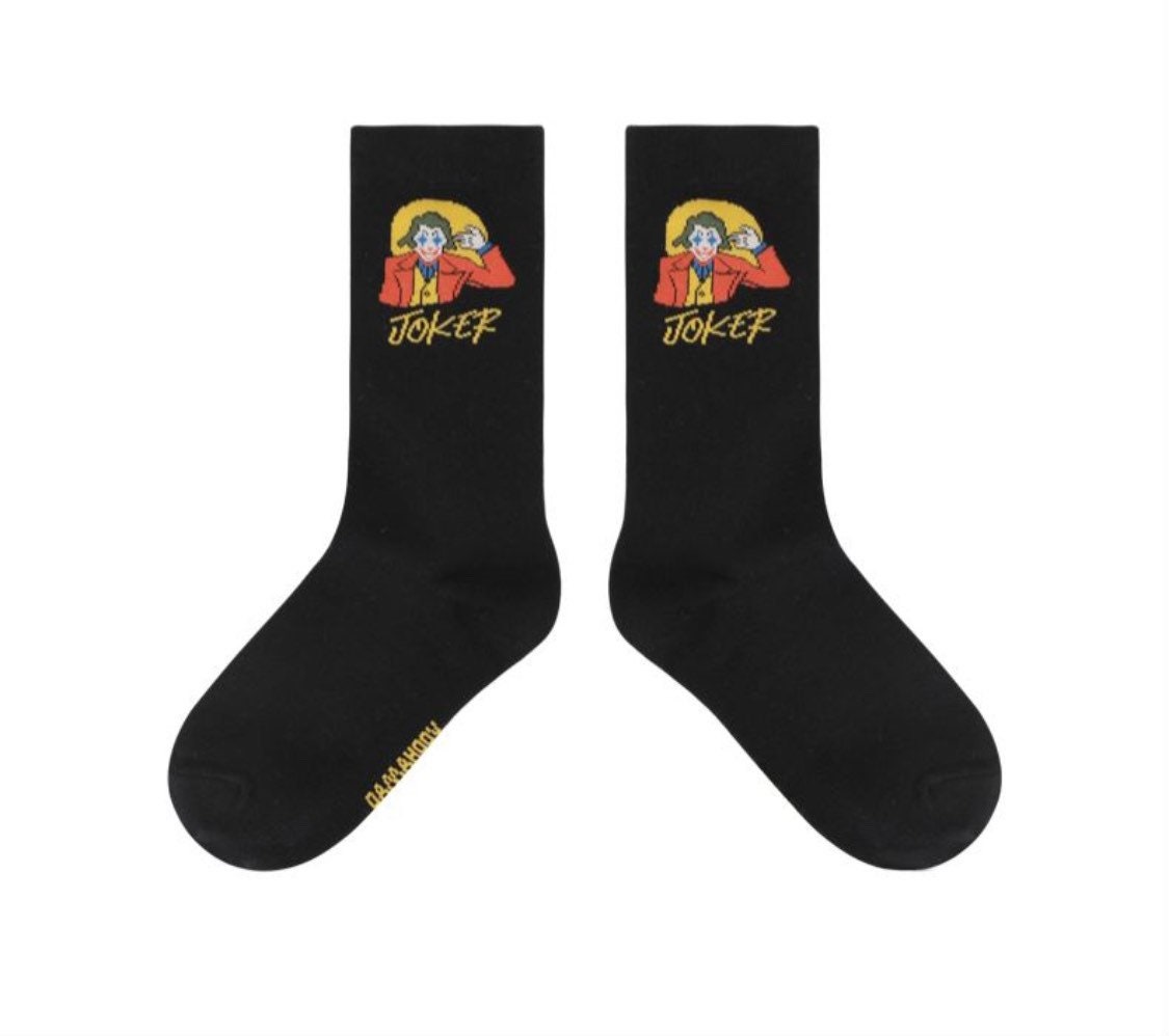 Miss June’s| 1 pair cotton socks|Creative | Colorful | Cool | Patterned | Designed | Unisex | Gift Idea | Casual | Comfortable