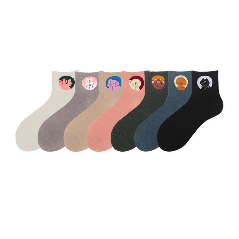 Miss June’s | 1 pair cotton socks|Creative | Colorful | Paint | Patterned | Designed | Art | Gift Idea | Casual | Comfortable | Women’s