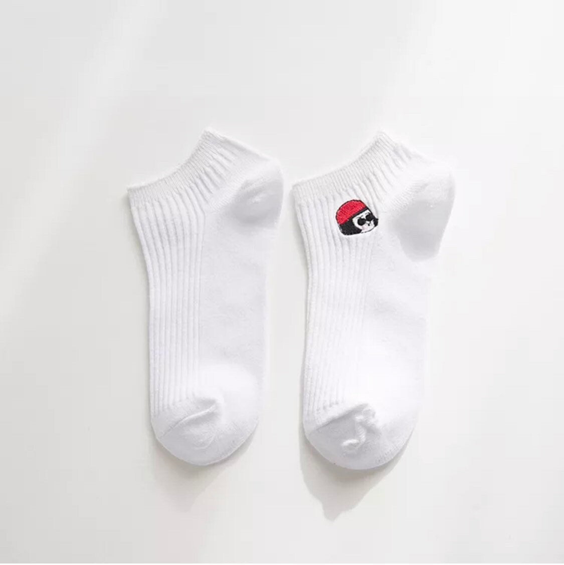 Miss June’s | 1 pair cotton socks|Daily | Cotton | Cute | Ankle | Designed | Embroidered | Gift Idea | Casual | Comfortable | Women’s
