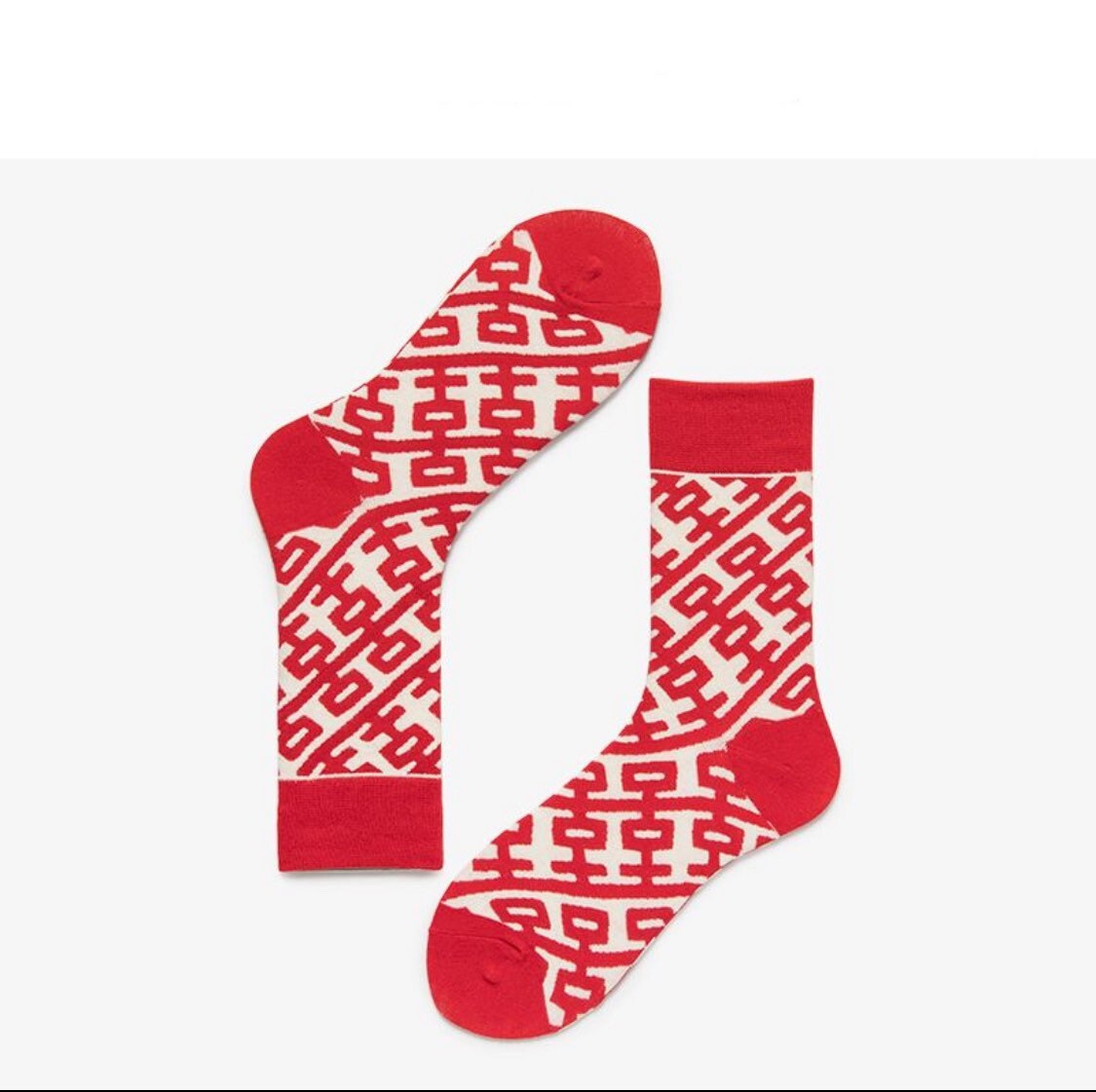 Miss June’s|1 Pair designer cotton socks| Creative| Colorful | Cool | Patterned | Geometric socks| Unisex socks | Casual |