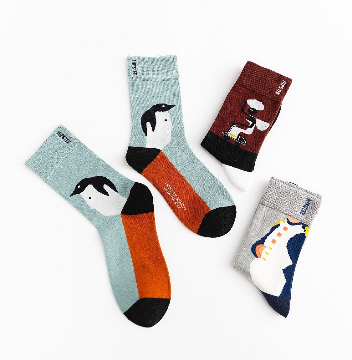 Miss June’s | Set 3 pairs cotton socks|Creative | Colorful | Cool | Patterned | Designed | Unisex | Gift Idea | Art | Comfort | Women
