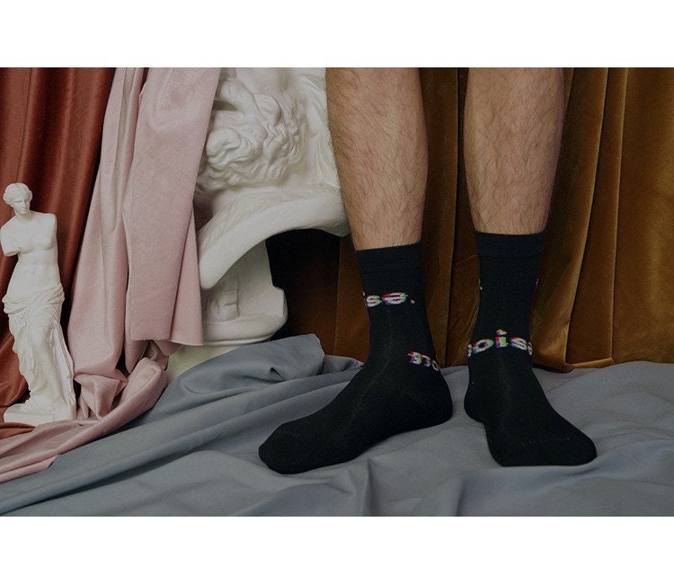 Miss June’s|1 Pair designer cotton socks| Creative| Colorful | Cool | Patterned | Geometric socks| Unisex socks | Casual |Art