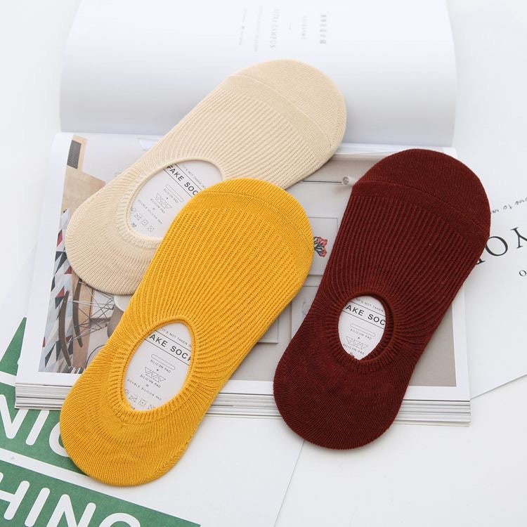 Miss June’s | 1 pair women’s Summer cotton socks|Daily wear | No-show | Spring | Textured | Casual | Gift | Comfortable | sneakers