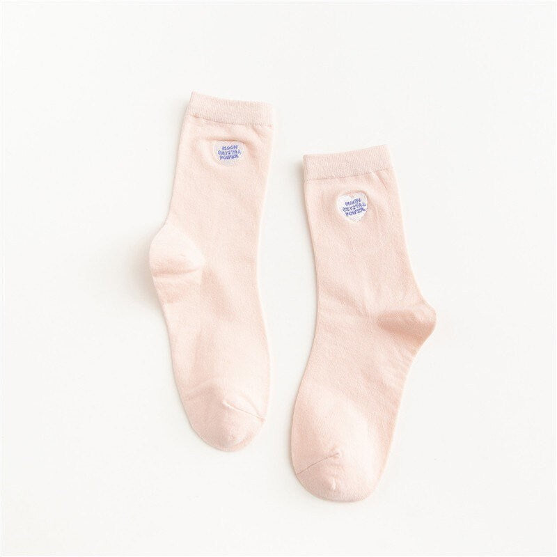 Miss June’s | Women’s | 1 Pair of cotton socks|Creative | Embroidered | Cool | Patterned | Designed | Gift Idea | Casual | Comfortable