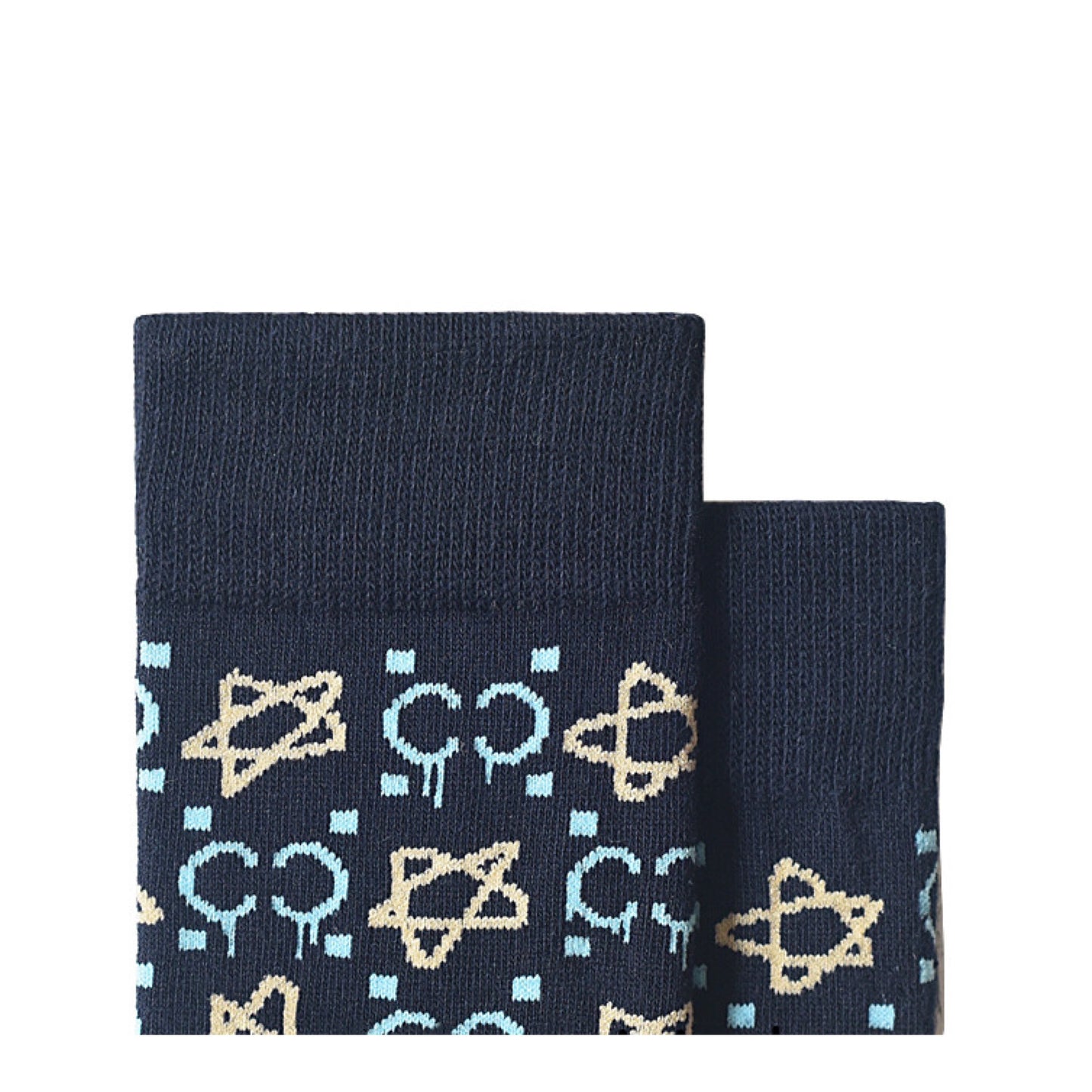 Miss June’s|1 Pair designer cotton socks| Creative| Colorful | Cool | Patterned | Geometric socks| Unisex socks | Casual |