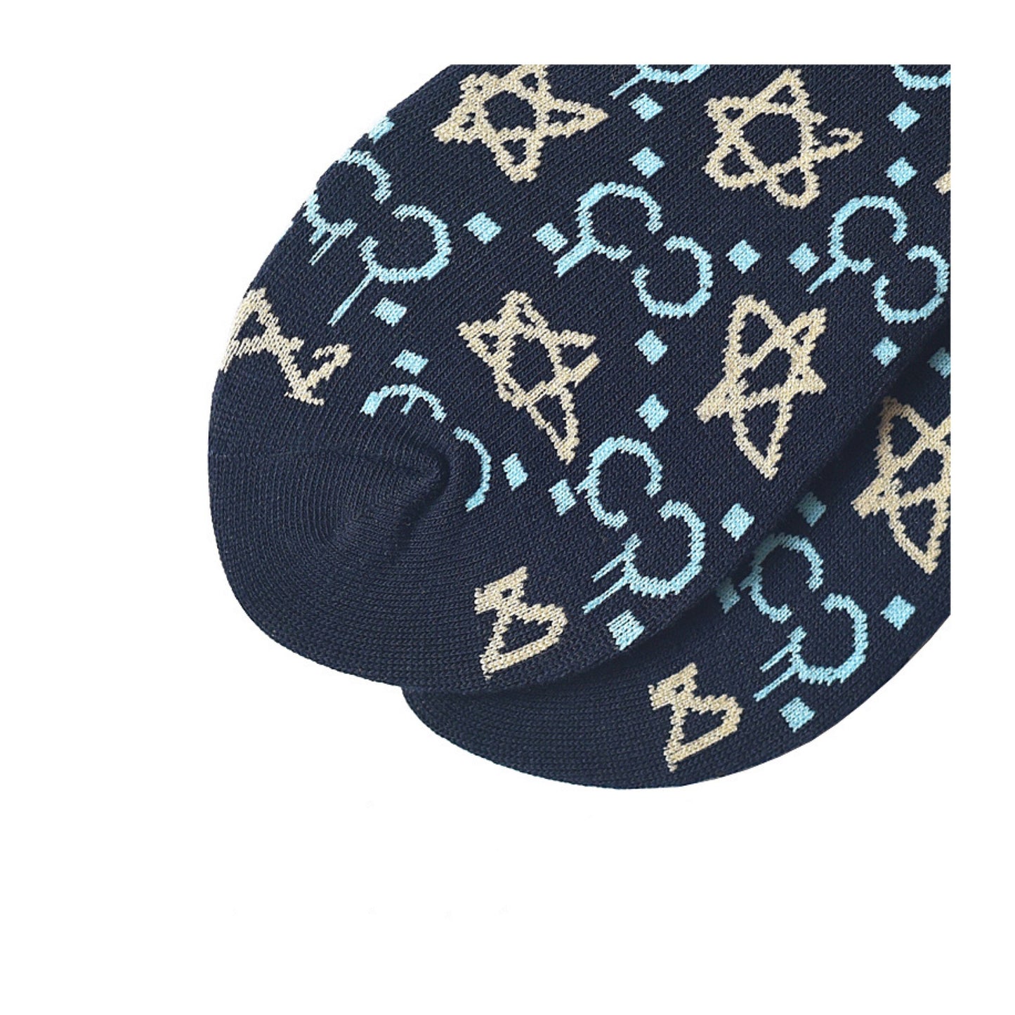 Miss June’s|1 Pair designer cotton socks| Creative| Colorful | Cool | Patterned | Geometric socks| Unisex socks | Casual |