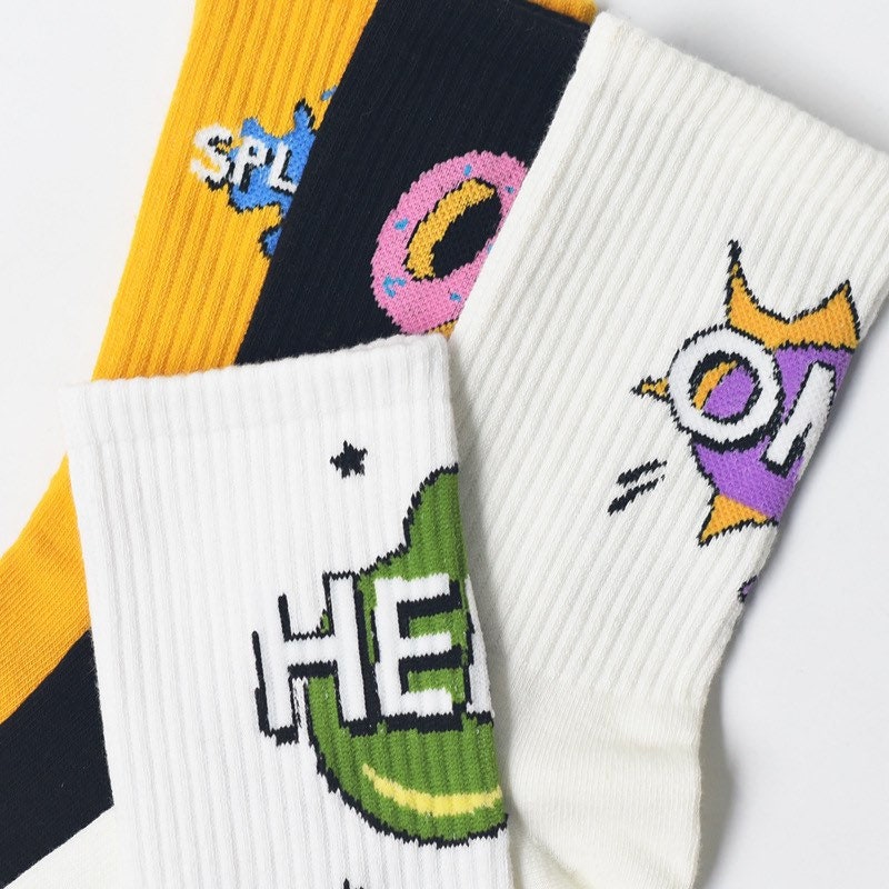 Miss June’s | Women’s | 1 Pair of cotton socks|Creative | School | Cool | Patterned | Designed | Gift Idea | Casual | Comfortable