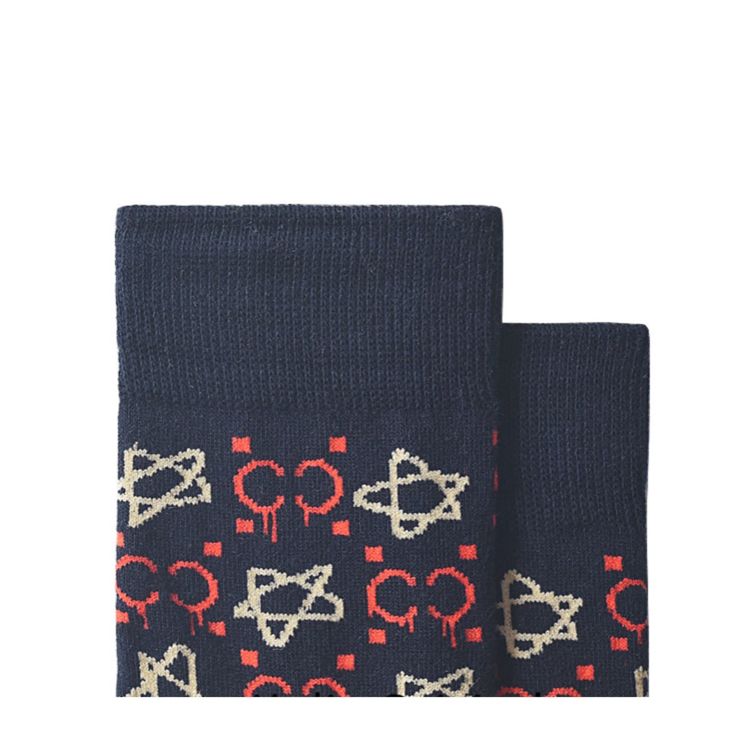 Miss June’s|1 Pair designer cotton socks| Creative| Colorful | Cool | Patterned | Geometric socks| Unisex socks | Casual |