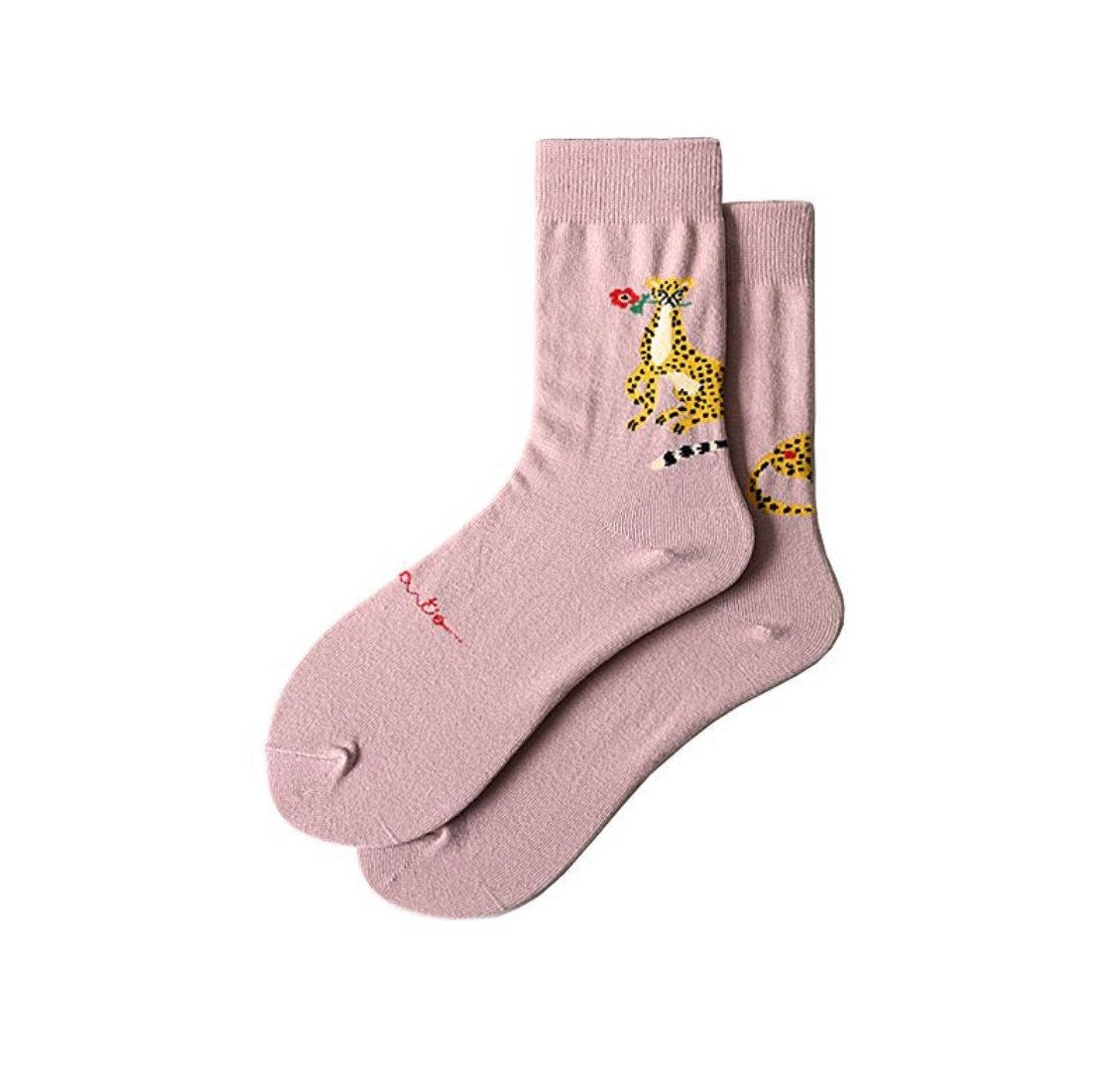 Miss June’s|1 Pair designer cotton socks| Creative| Colorful | Cool | Patterned | Geometric socks| Unisex socks | Casual |