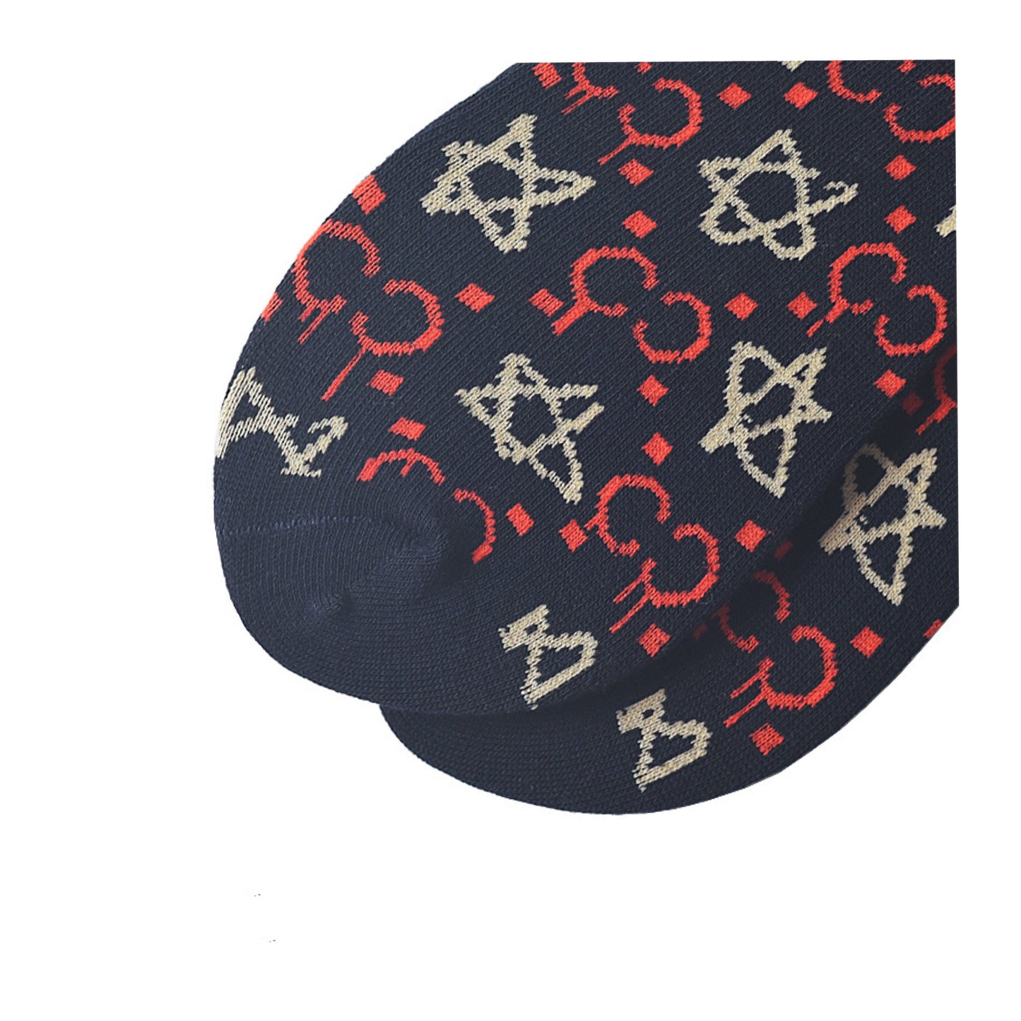 Miss June’s|1 Pair designer cotton socks| Creative| Colorful | Cool | Patterned | Geometric socks| Unisex socks | Casual |