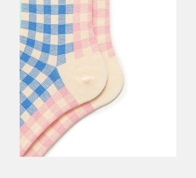 Miss June’s|1 Pair designer cotton socks| Creative| Colorful | Cool | Patterned | Geometric socks| Unisex socks | Casual |