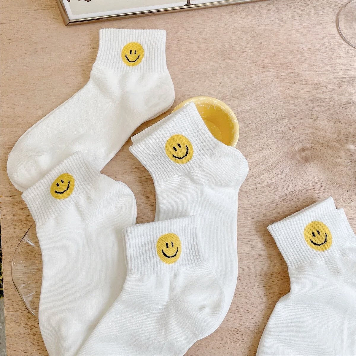 Miss June’s | 1 pair cotton socks｜Daily | Creative | Ankle | Designed | Cute | Gift Idea | Casual | Cool | Comfortable | Women’s