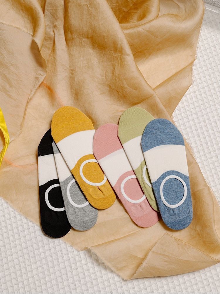 Miss June’s | Women’s 1 pairs cotton No-Show socks|Summer | Patented | Daily | Cute | Designed | Embroidered | Gift Idea | Comfortable |