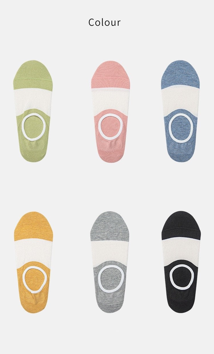 Miss June’s | Women’s 1 pairs cotton No-Show socks|Summer | Patented | Daily | Cute | Designed | Embroidered | Gift Idea | Comfortable |