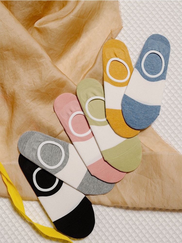 Miss June’s | Women’s 1 pairs cotton No-Show socks|Summer | Patented | Daily | Cute | Designed | Embroidered | Gift Idea | Comfortable |