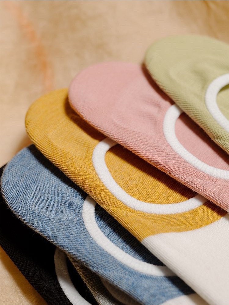 Miss June’s | Women’s 1 pairs cotton No-Show socks|Summer | Patented | Daily | Cute | Designed | Embroidered | Gift Idea | Comfortable |