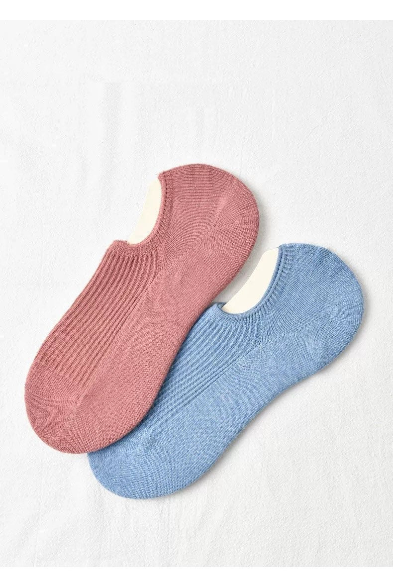 Miss June’s | 1 pair women’s cotton summer socks｜Daily wear | No-show | Spring | Textured | Casual | Gift | Comfortable | sneakers