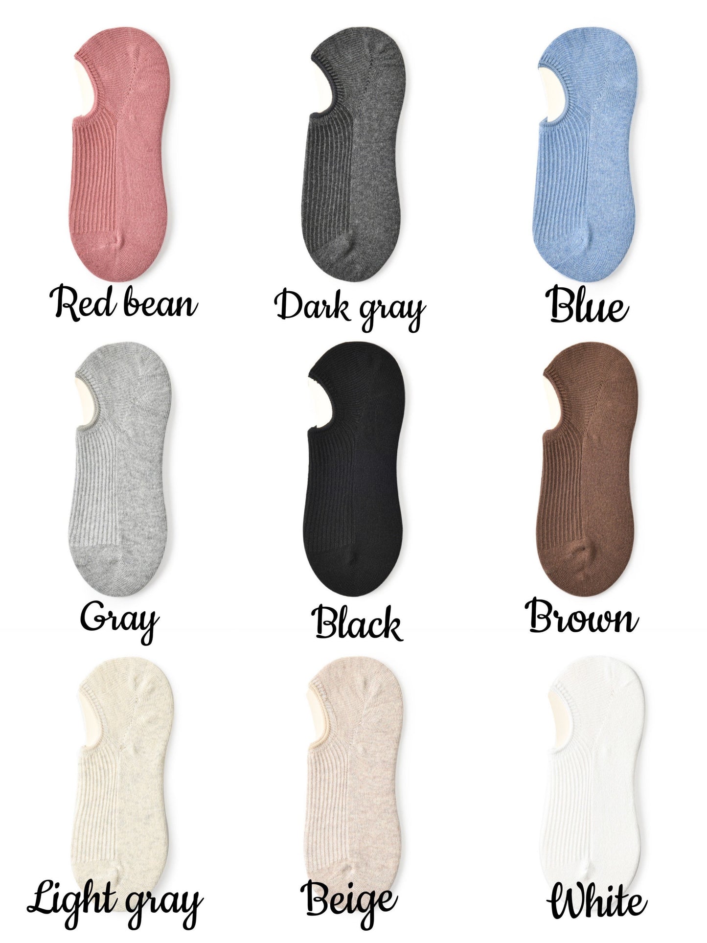 Miss June’s | 1 pair women’s cotton summer socks｜Daily wear | No-show | Spring | Textured | Casual | Gift | Comfortable | sneakers