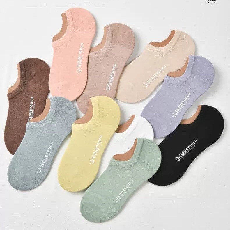 Miss June’s | 1 pair women’s cotton summer socks|Daily wear | No-show | Spring | Textured | Casual | Gift | Comfortable | sneakers
