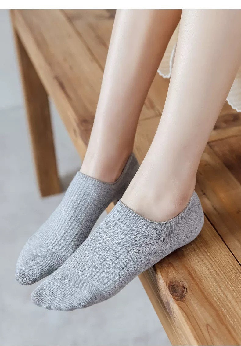 Miss June’s | 1 pair women’s cotton summer socks｜Daily wear | No-show | Spring | Textured | Casual | Gift | Comfortable | sneakers