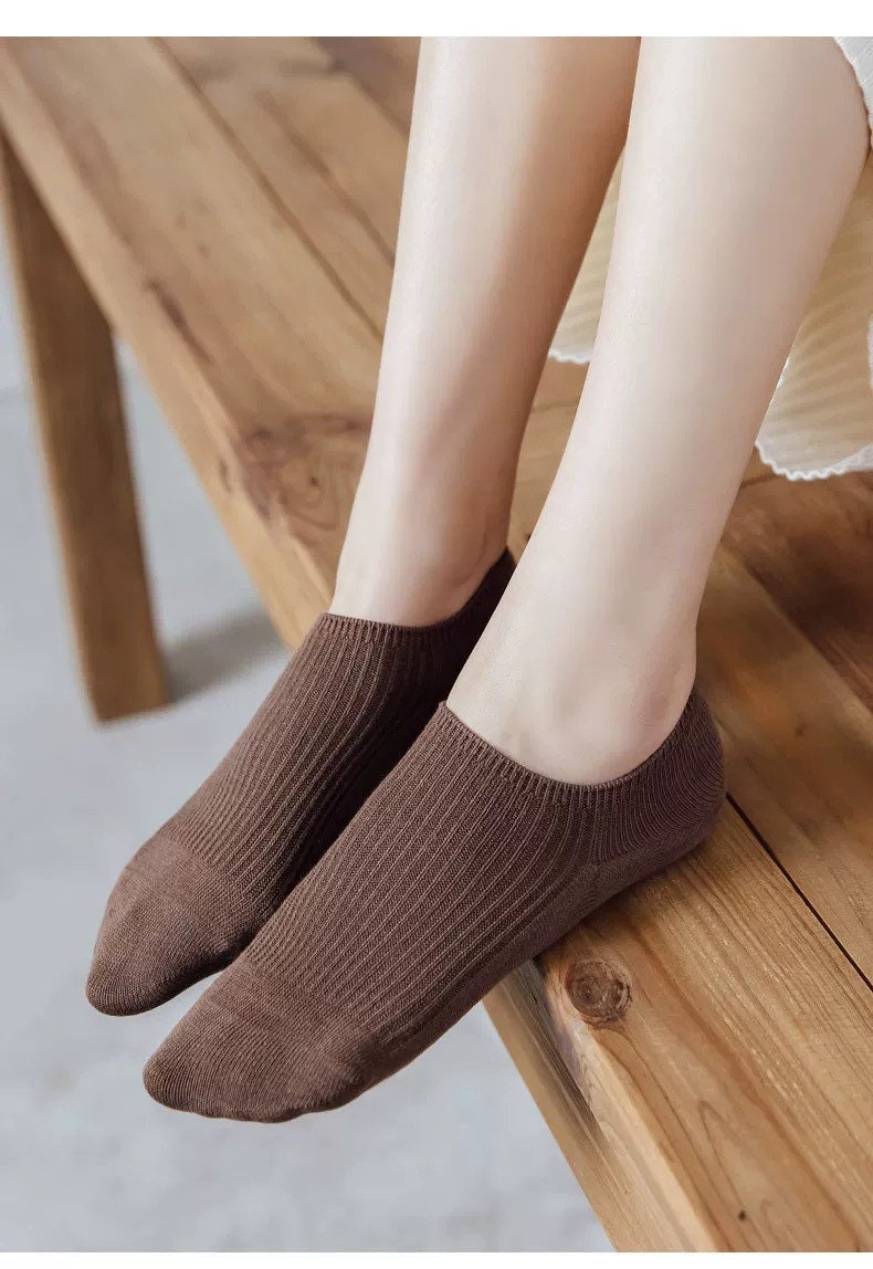 Miss June’s | 1 pair women’s cotton summer socks｜Daily wear | No-show | Spring | Textured | Casual | Gift | Comfortable | sneakers