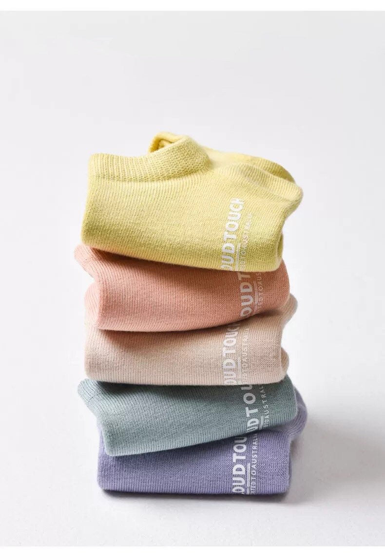 Miss June’s | 1 pair women’s cotton summer socks|Daily wear | No-show | Spring | Textured | Casual | Gift | Comfortable | sneakers