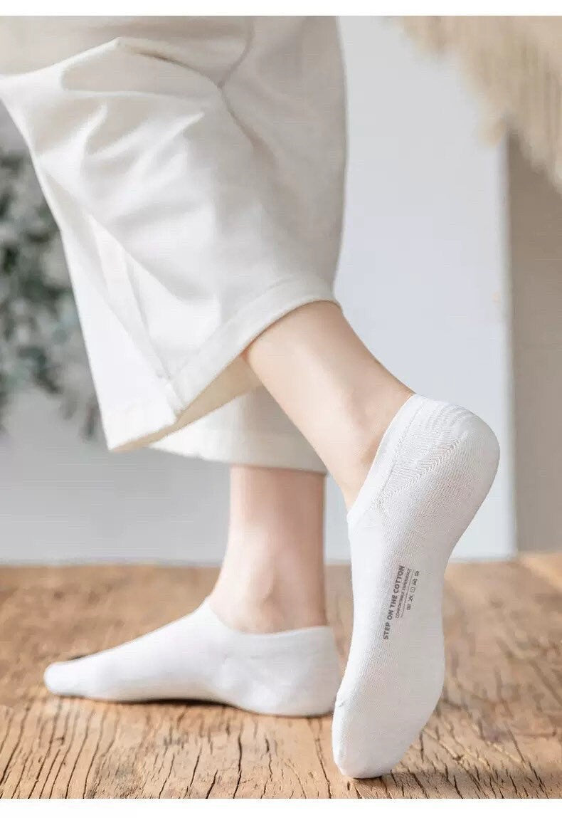 Miss June’s | 1 pair women’s cotton summer socks｜Daily wear | No-show | Spring | Textured | Casual | Gift | Comfortable | sneakers