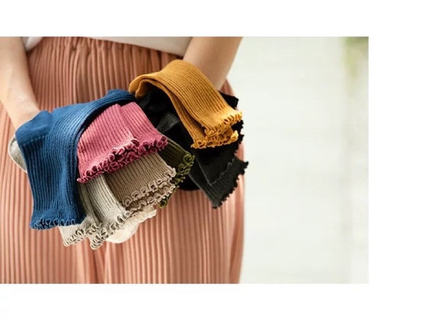 Miss June’s | Women’s | 1 pair cotton socks|Daily | Cute | Soft | | Solid color | Gift Idea | Casual | Comfortable | skirt | Loafer