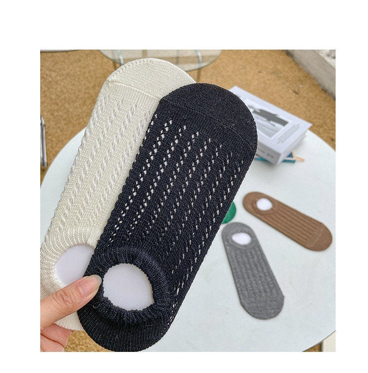 Miss June’s | Women’s | 1 pair cotton lace invisible socks|Daily | Soft | | Solid color | Gift Idea | Casual | Comfortable | summer | Light