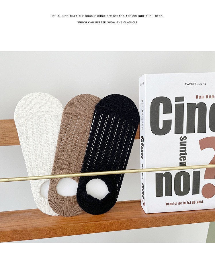 Miss June’s | Women’s | 1 pair cotton lace invisible socks|Daily | Soft | | Solid color | Gift Idea | Casual | Comfortable | summer | Light