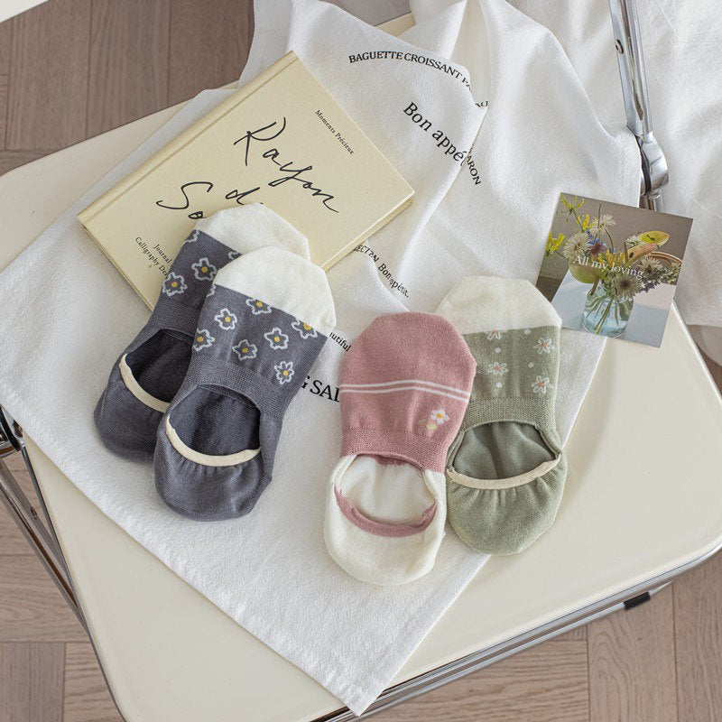 Miss June’s | Women’s | 1 pair cotton invincible socks|Daily | Soft | | Solid color | Gift Idea | Casual | Comfortable | summer | Light