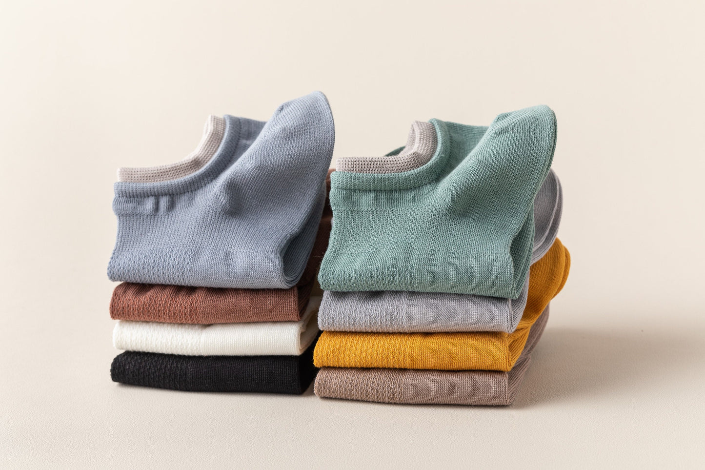 Miss June’s | Men’s | 1 pair Cotton ankle socks | No show | Daily | Natural | Soft | Solid color | Gift Idea | Casual | Summer