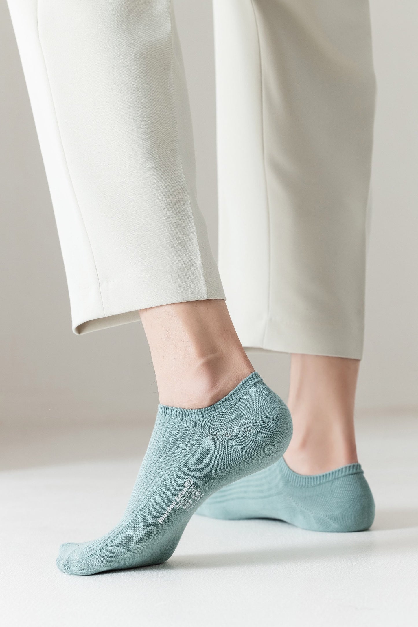 Miss June’s | Men’s | 1 pair Cotton ankle socks | No show | Daily | Natural | Soft | Solid color | Gift Idea | Casual | Summer