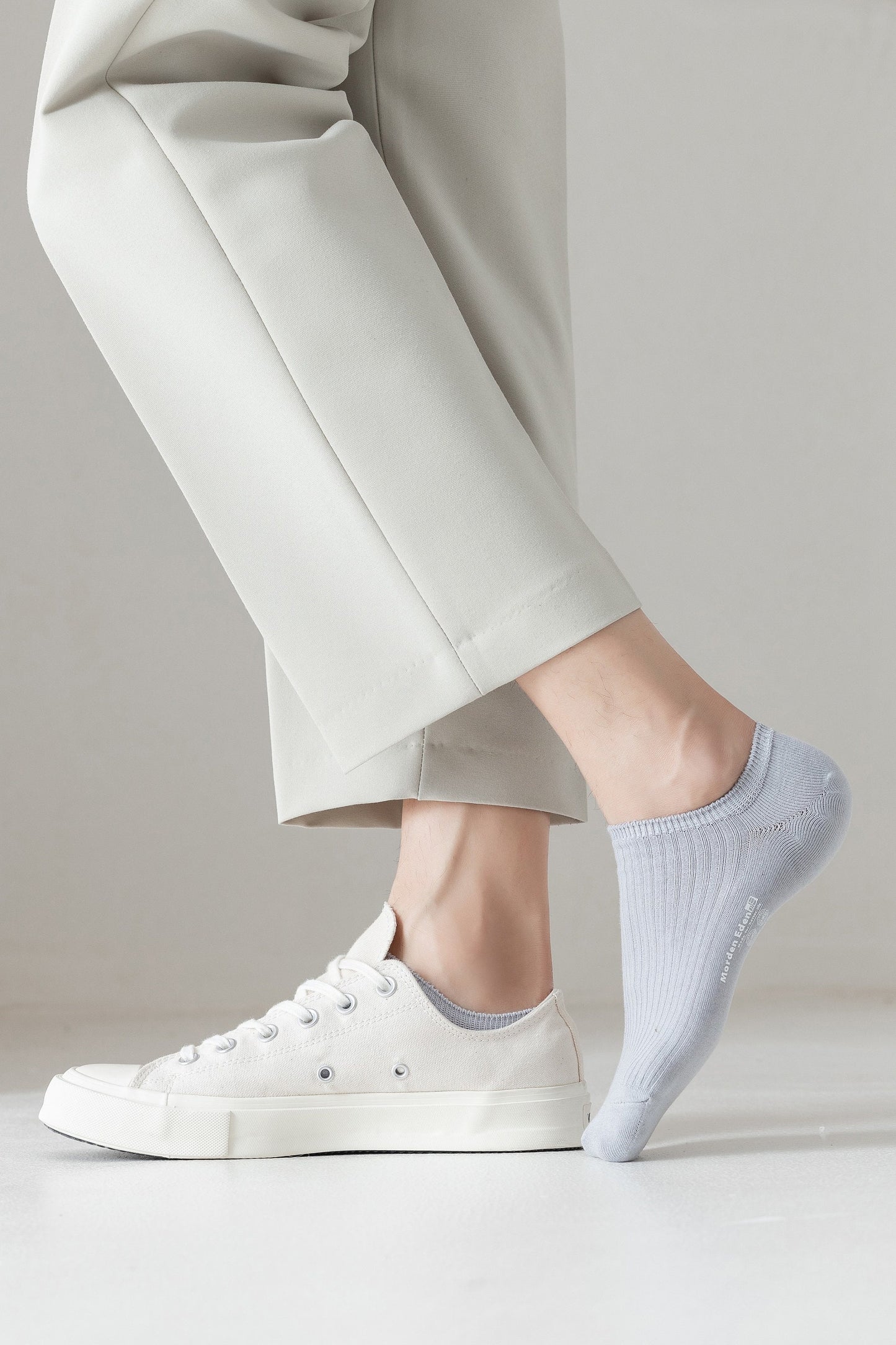 Miss June’s | Men’s | 1 pair Cotton ankle socks | No show | Daily | Natural | Soft | Solid color | Gift Idea | Casual | Summer