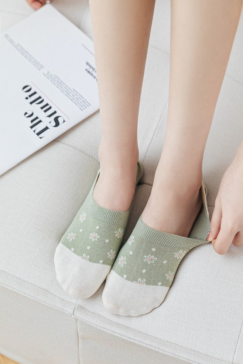 Miss June’s | Women’s | 1 pair cotton invincible socks|Daily | Soft | | Solid color | Gift Idea | Casual | Comfortable | summer | Light