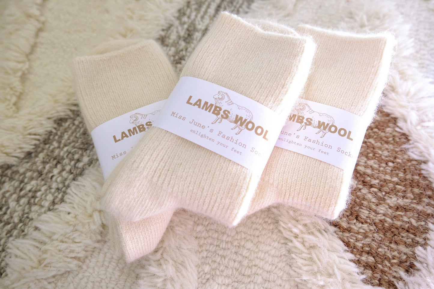 Miss June’s| 1 Pair  Cashmere Wool blended socks|Size5–7 | winter| Warm | Soft | High quality| Gift idea | Thanksgiving |women’s socks| Cozy