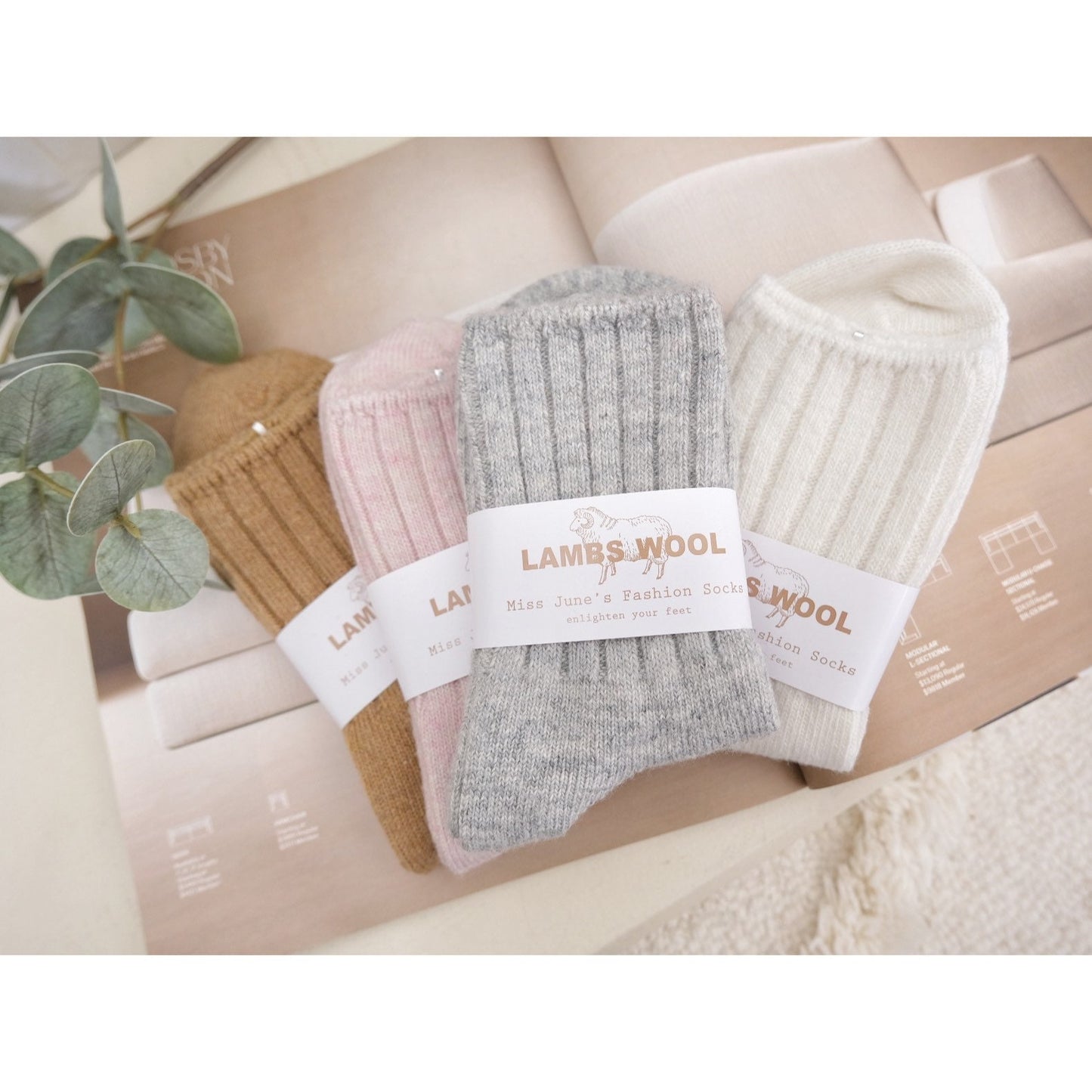 Miss June’s| 1 Pair Wool blended socks|winter| Warm | Soft | High quality| Gift idea | Thanksgiving |women’s socks|Cozy